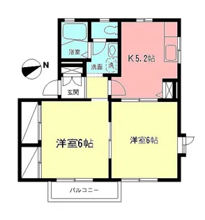 ファームスクエア一番館【2階】の間取り