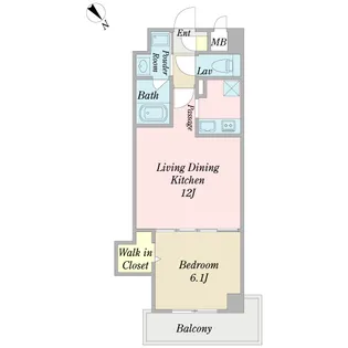 NEXMIZE(ネクスマイズ)【4階】の間取り