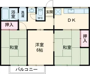 シティハイム竹村【2階】の間取り