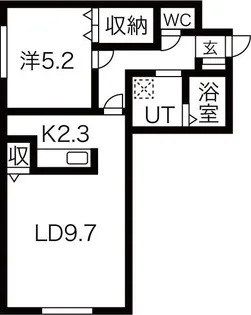高松ビル【4階】の間取り