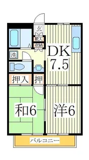 カーサヴェルデ【2階】の間取り