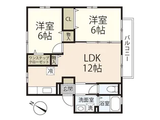 アドラブール【2階】の間取り