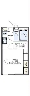 レオパレスFine R【1階】の間取り