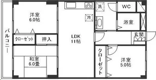 ワイズリーレジデンスXI【3階】の間取り