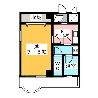 グランメゾン白瀧公園【3階】の間取り