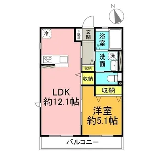 Harmony田園【2階】の間取り