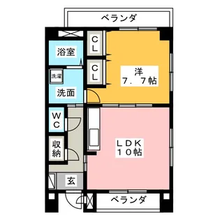 アダージオ【5階】の間取り