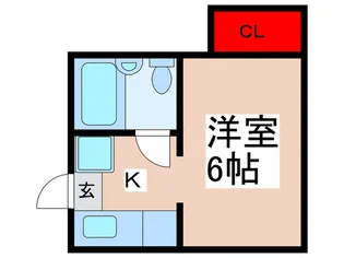 ハイツ初石【1階】の間取り