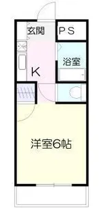 オクトワール宮崎北【5階】の間取り