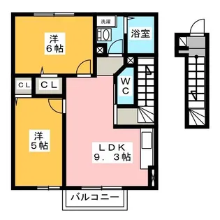 ハーモニー【2階】の間取り