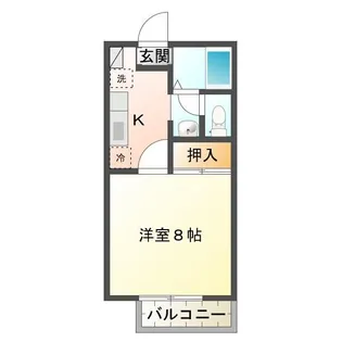 ハイツラディッシュ【1階】の間取り