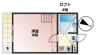 ラ・フルール【1階】の間取り