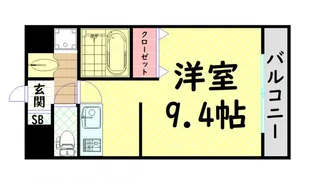 Mプラザ長堀弐番館【4階】の間取り