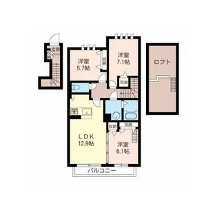 グランヒルズ【2階】の間取り