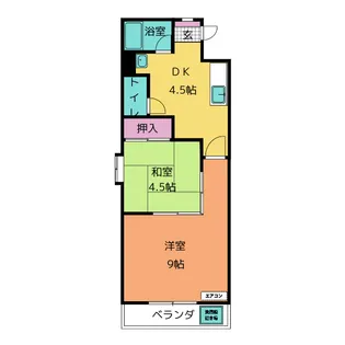 新日ビル豊明マンション【4階】の間取り