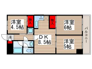 Forest Mansion武蔵浦和【5階】の間取り