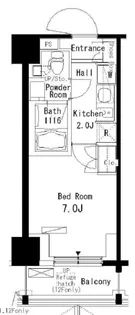パークアクシス板橋本町弐番館【2階】の間取り