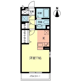 グリーンクレスト新横浜A【2階】の間取り