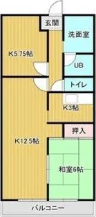 リアライズ竜田町【5階】の間取り
