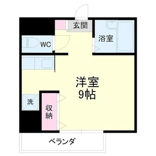 Espoir板屋【3階】の間取り