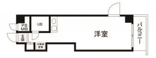 ビコーハイツ【4階】の間取り