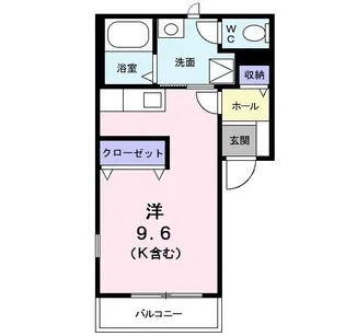 ビーハイブ【1階】の間取り