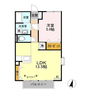 ハイツジョイ【2階】の間取り
