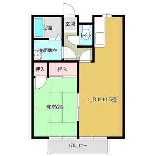 メゾン柳田【2階】の間取り