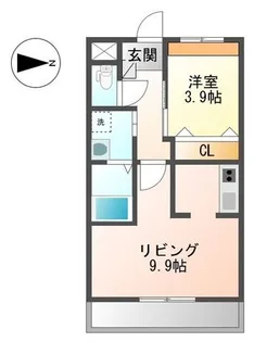 フロール・デ・セレッソ【2階】の間取り