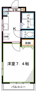 アゼールリドー【2階】の間取り