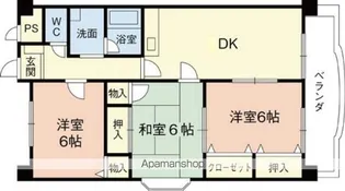 セピアコートI【1階】の間取り