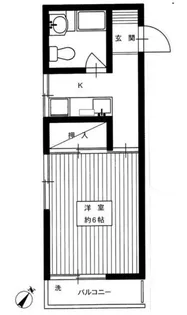 宇都コーポ【2階】の間取り