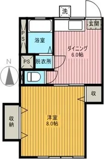 栄コーポ【1階】の間取り