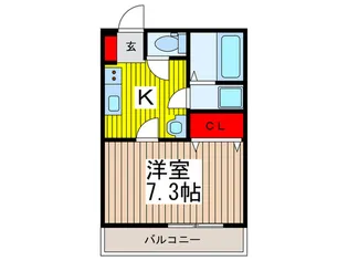 ルピナス川口【3階】の間取り