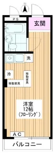 ドミール常盤台【3階】の間取り