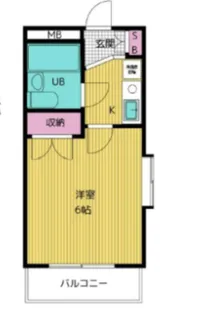 イジェント生田【2階】の間取り