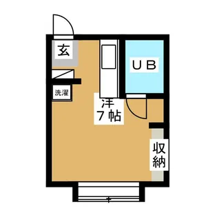 パラゼット下高井戸【1階】の間取り