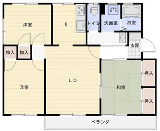 フォレストコート【1階】の間取り