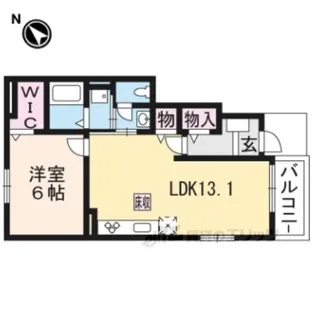 パインビレッジエアリー【1階】の間取り