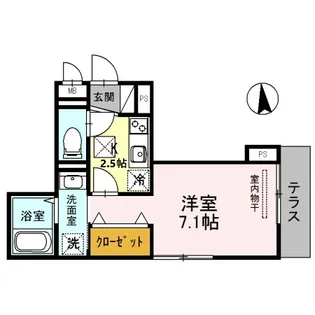 ウイラニ ホメ【1階】の間取り