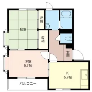 ゴールドクレスト B【2階】の間取り