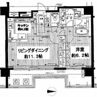 サンフル芝浦キャナルオーパス【4階】の間取り