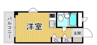 アパートメントハウスN、N、【2階】の間取り