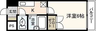 グランディールKY【5階】の間取り