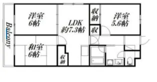 コンフォール(和田町)【1階】の間取り