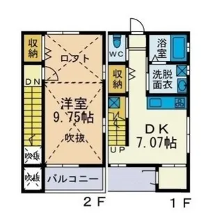 カーサイノウエ・クイントの間取り