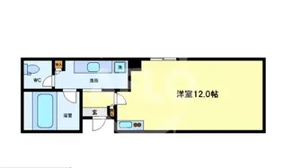 クレアジオーネ中之島西【7階】の間取り