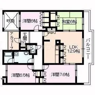 アークパレス98【2階】の間取り