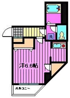 ビルクリバラ【4階】の間取り