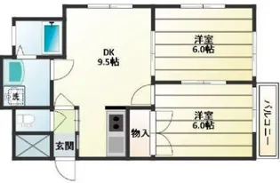 フェリス板橋【3階】の間取り